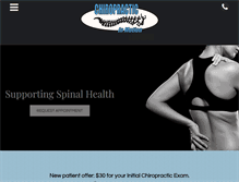 Tablet Screenshot of chiroinmotion.com